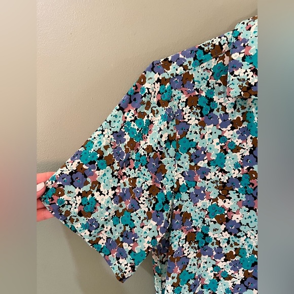 Zara The Clea Floral Printed Overall Jumpsuit Romper extra small spring - Picture 2 of 7